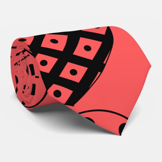 Cravate Coeurs répétitifs (Roulé)