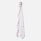 Cravate Coeurs roses (Dos)