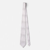Cravate Coeurs roses subtils et Motif diamant (Devant)