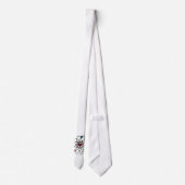 Cravate Coeurs rouges de Saint Valentin atomique (Dos)