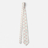 Cravate Coeurs rouges Motif, mignonne, amour (Dos)