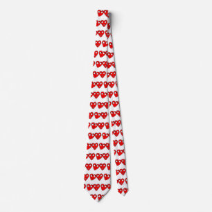 Cravate Coeurs Valentin en amour