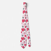 Cravate Coeurs Whimsical Valentine's (Devant)