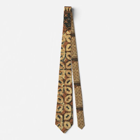 Cravate Coffee Bean Earthy Boho Rustique (Devant)