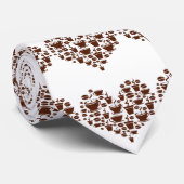 Cravate Coffee Lover Heart Thunder_Cove (Roulé)