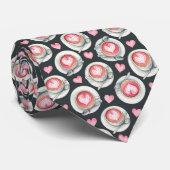 Cravate Coffee Lovers Custom Necktie (Roulé)