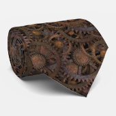 Cravate Cogs steampunk (Roulé)