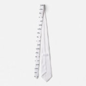 Cravate Coho - illustration de saumon argenté (Dos)