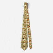Cravate Col Automne Citrouille Foulard (Devant)