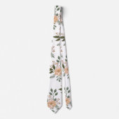 Cravate Col avec motif floral (Devant)