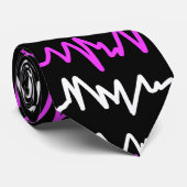 Cravate Col Cramé Motif Tie Art Abstrait (Roulé)