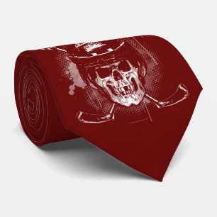 Cravate Col Crampon Cou Hockey Skull