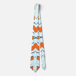 Cravate Col cravate, un motif d'impression de tissu multic