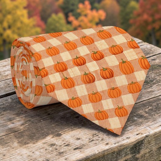 Cravate Col de chemise automne Pumpkin