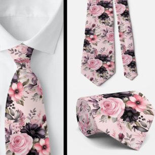 Cravate Col de Gentleman Nœud Papillon Floral pour Maria