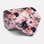 Cravate Col de Gentleman | Nœud Papillon Floral pour Maria (Roulé)