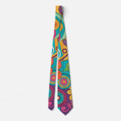 Cravate Col de tie hippie (Dos)