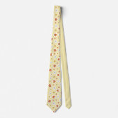 Cravate Col jaune à fleurs pois (Devant)