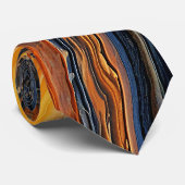 Cravate Col Onyx Marbre Art Tie (Roulé)