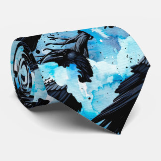 Cravate Col Raven noir