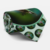 Cravate Colibri à gorge rubis - Photo originale (Roulé)