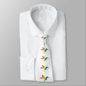 Cravate Colibri arc-en-ciel (Attaché)