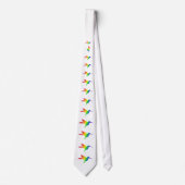 Cravate Colibri arc-en-ciel (Devant)