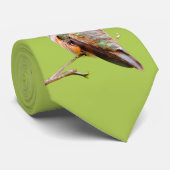 Cravate Colibri roux assis en Californie Lilac (Roulé)