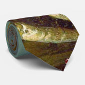 Cravate Colibris et orchidée 1871 (Roulé)