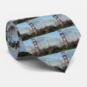 Cravate Collage de golden gate bridge avec le téléphérique (Roulé)