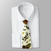 Cravate Collage des papillons de nuit et des papillons de (Attaché)