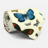 Cravate Collage des papillons de nuit et des papillons de  (Roulé)