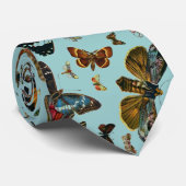 Cravate Collage des papillons de nuit et des papillons de  (Roulé)