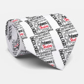 Cravate Collage Oncologiste de la tumeur cérébrale (Roulé)