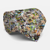 Cravate Collage photo de chien, (Roulé)