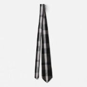 Cravate Collection Abstraite Red Black Plaid (Dos)