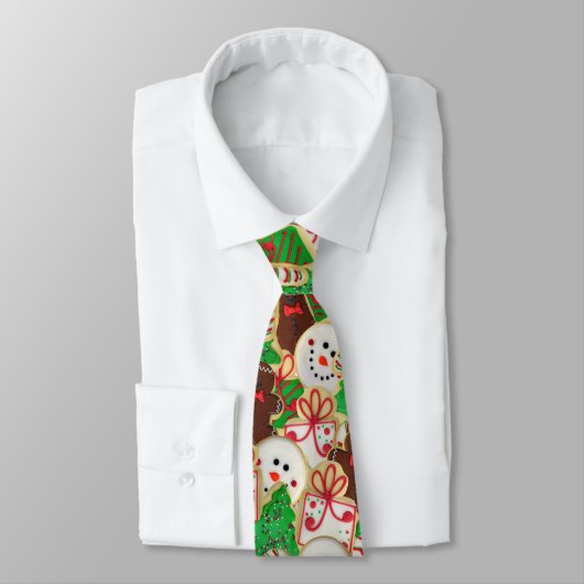 Cravate Collection de biscuits de sucre de Noël (Attaché)