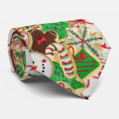 Cravate Collection de biscuits de sucre de Noël (Roulé)
