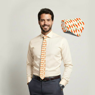 Cravate Collection de carottes botaniques