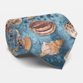 Cravate Collection de coquillages (Roulé)