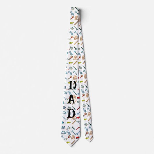 Cravate Collection de devis "DAD" do-it-yourself Outils po (Devant)