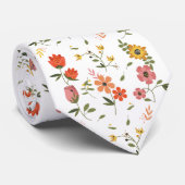 Cravate collection de fleurs (Roulé)