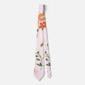 Cravate collection de fleurs (Devant)