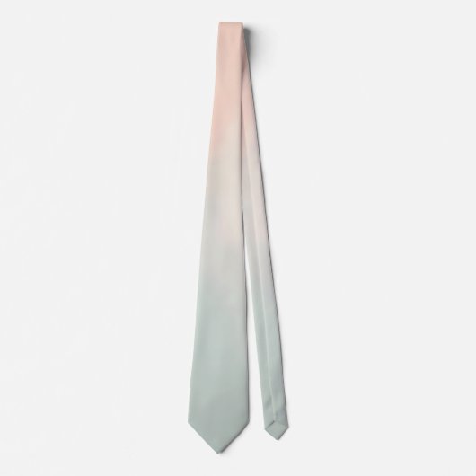 Cravate Collection de rose saumon clair Abstract Populaire (Devant)
