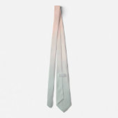 Cravate Collection de rose saumon clair Abstract Populaire (Dos)