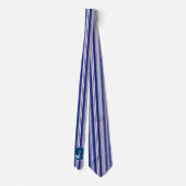 Cravate Collection été tendance Marine Blue Boat Stripes (Dos)