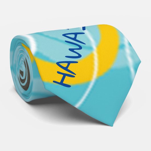 Cravate Collection Hawaii Aloha - (Roulé)