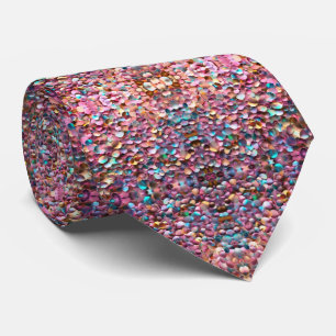 Cravate Collection Holographique Opal Parties scintillant 