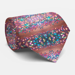 Cravate Collection Holographique Opale parties scintillant