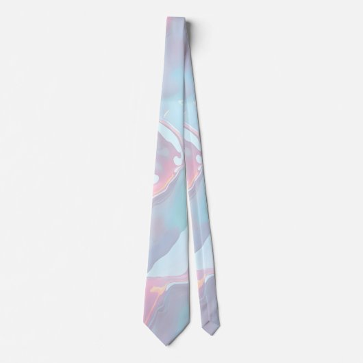 Cravate Collection Luxe Rose Pâle Menthe Or Moderne (Devant)